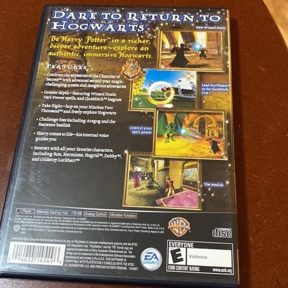PS2 Harry Potter and the Chamber Of Secrets game
